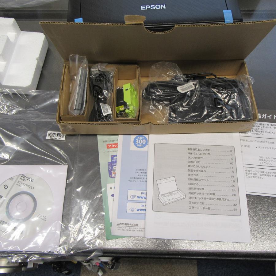 未使用品 EPSON PX-S06B モバイルプリンター バッテリー内蔵 未使用品 EPSON PX-S06B モバイルプリンター バッテリー内蔵