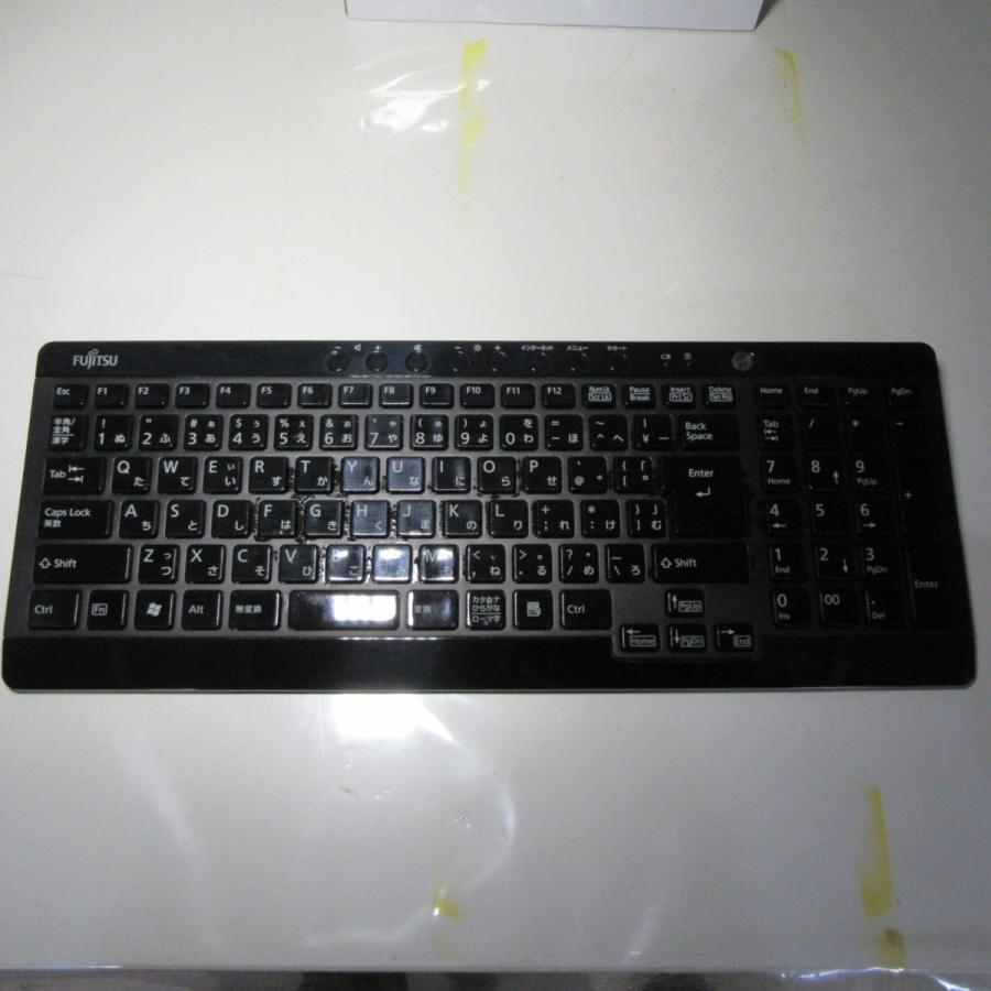 希少モデル 富士通 純正ワイヤレスキーボード Y-R0025-O 黒 ブラック