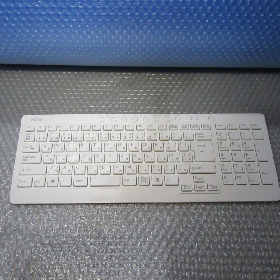 希少モデル 富士通 純正ワイヤレスキーボード Y-R0025-O 白 ホワイト