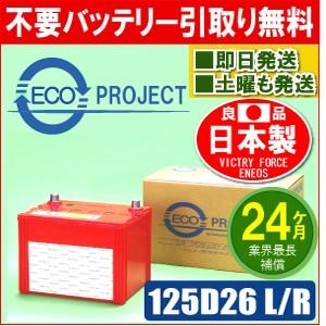 125D26L/125D26R エコプロジェクトバッテリー（2年補償） 原材 