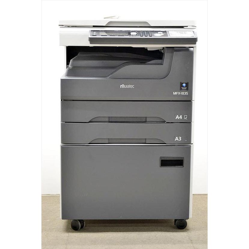 中古A3コピー機　中古A3複合機　ムラテック　村田機械　Muratec　MFX-1835　カウンタ1884枚　コピー　FAX　プリンター　モノクロスキャナー