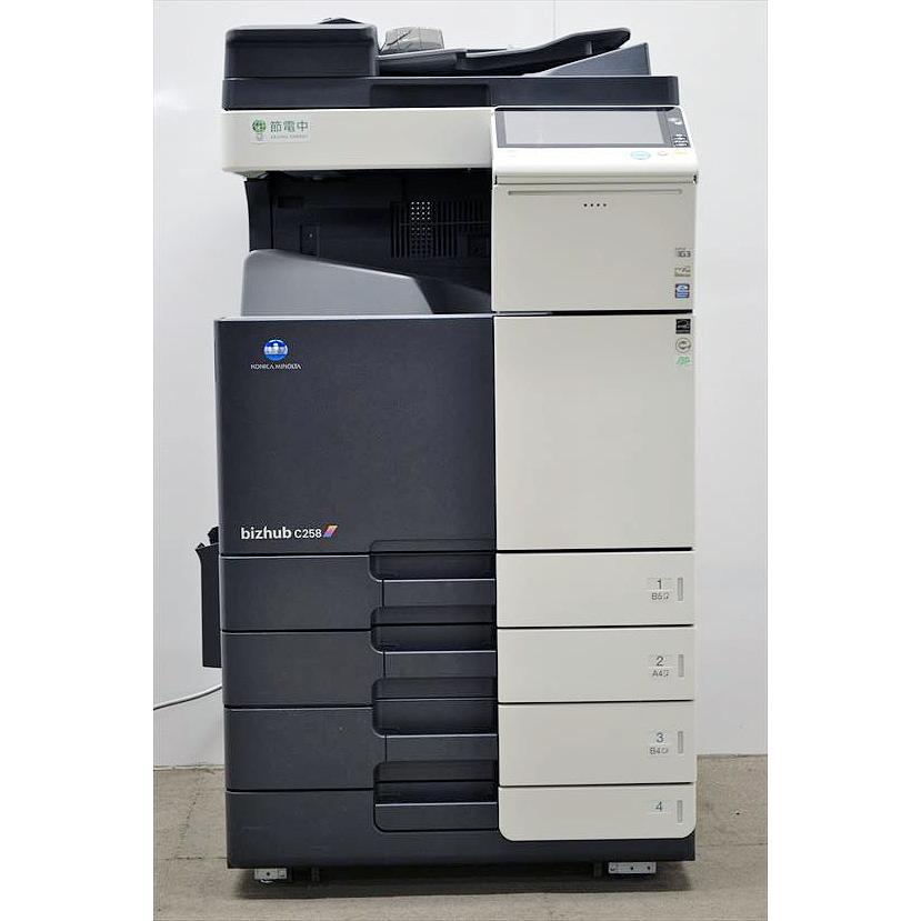 中古A3コピー機/中古A3複合機 KONICA MINOLTA/コニカミノルタ bizhub C258  自動両面機能/カウンタ56713枚【中古】の画像