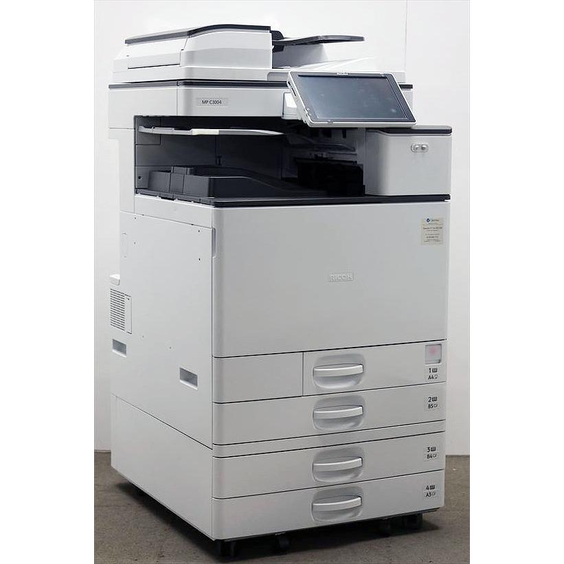 【販売終了】中古カラーコピー機複合機　リコー　MPC3004　2段カセット リコー A3カラー複合機 RICOH MPC3004 現行モデル 中古良品 : コピー機