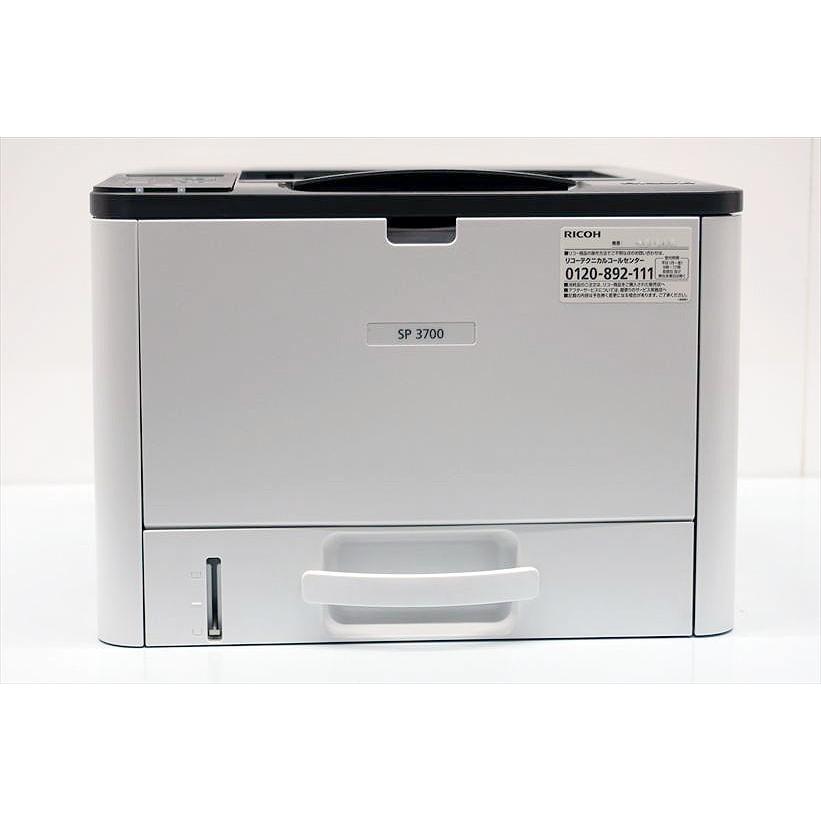 中古A4モノクロプリンタ RICOH SP3700 カウンタ 81,084枚【中古】新品リサイクルトナーカートリッジセット済の画像