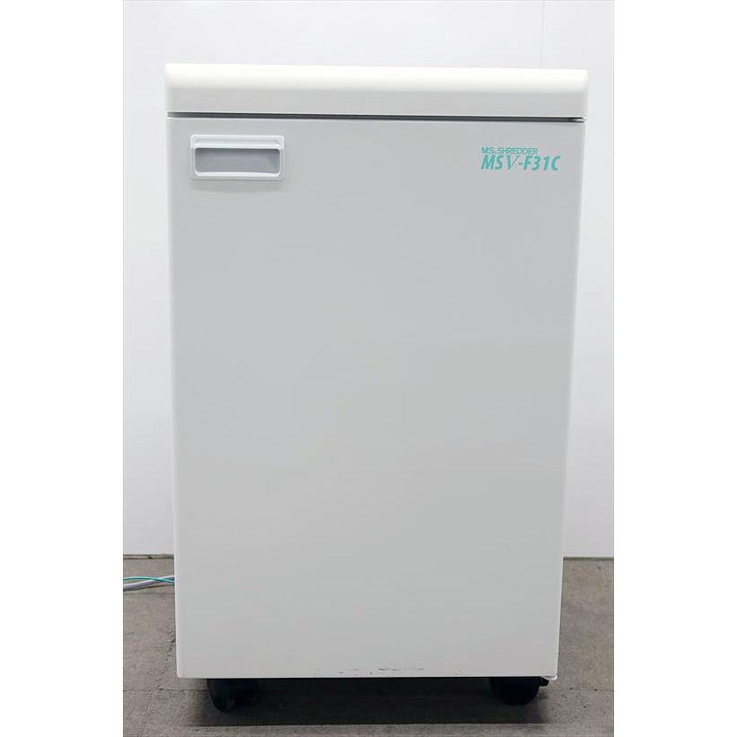 中古業務用シュレッダー/内部清掃済み/ 明光商会 MSV-F31C/ワンカットクロス A3 最大裁断枚数 25/24枚 : 中古コピーと ...