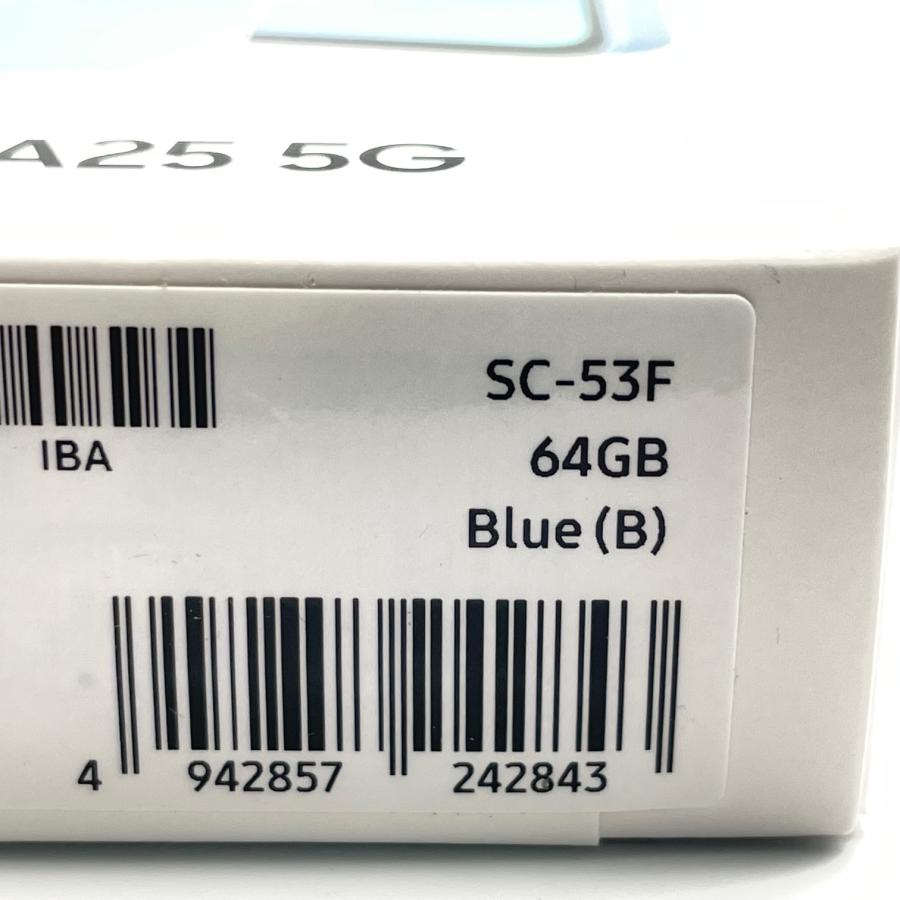 未開封品 Galaxy A25 5G SC-53F Blue Android スマートフォン ドコモ | Galaxy A | 02