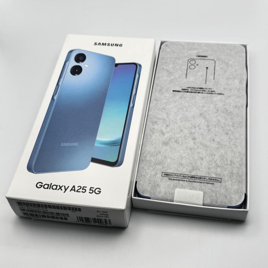 Galaxy A 未使用品 A25 5G SC-53F Blue Android スマートフォン