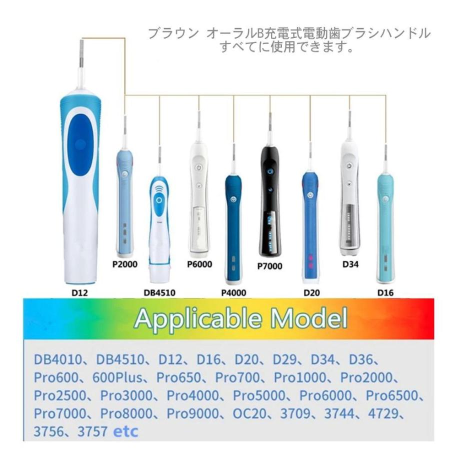 ブラウン オーラルB 用と互換性のある 互換 替えブラシ 互換性 EB50 マルチアクション 電動歯ブラシ YE-50A 互換替えブラシ 4本セット |  | 04
