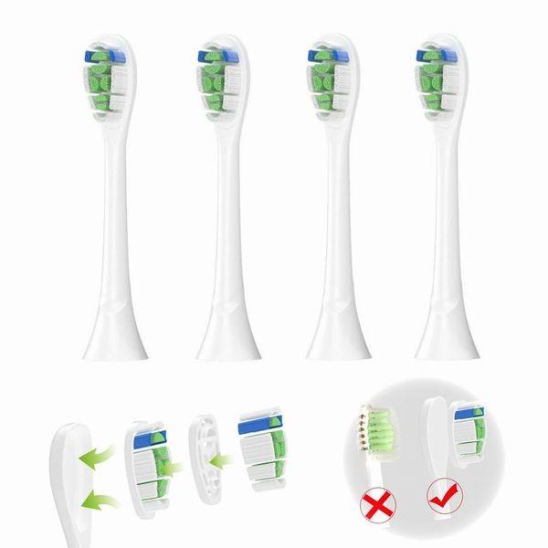 フィリップス用と互換性のある 互換替えブラシ 電動歯ブラシ 互換歯ブラシ 互換替えブラシ HX3 HX6 HX9 シリーズ対応 YH738 互換替えブラシ 4本セット | 
