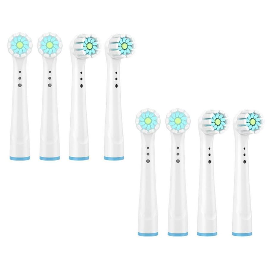 ブラウン オーラルB用と互換性のある 互換替えブラシ 互換性 EB60 やわらか極細毛ブラシ 電動歯ブラシ 互換 替えブラシ YE-60A 8本セット |  | 01