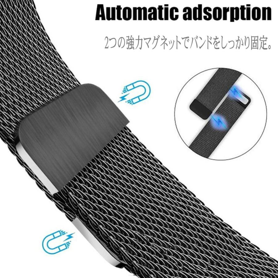 アップルウォッチ バンド ステンレス Apple watch バンド 互換バンド 互換 ベルト おしゃれ 38mm 40mm 41mm 42mm 44mm 45mm 女性 男性 全モデル対応 |  | 02