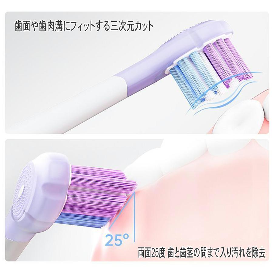 互換品 フィリップス ソニッケアー用と互換性のある 互換 替えブラシ 電動歯ブラシ 互換 替え ブラシ HX3 HX6 HX9 シリーズ対応 YH751 互換替えブラシ 4本セット |  | 02