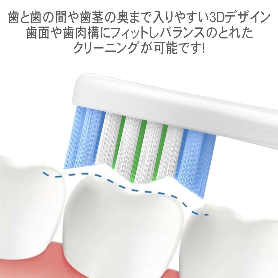 互換品 フィリップス ソニッケアー用と互換性のある 互換 替えブラシ 電動歯ブラシ 互換 替え ブラシ HX3 HX6 HX9 シリーズ対応 YH750 互換替えブラシ 4本セット |  | 01
