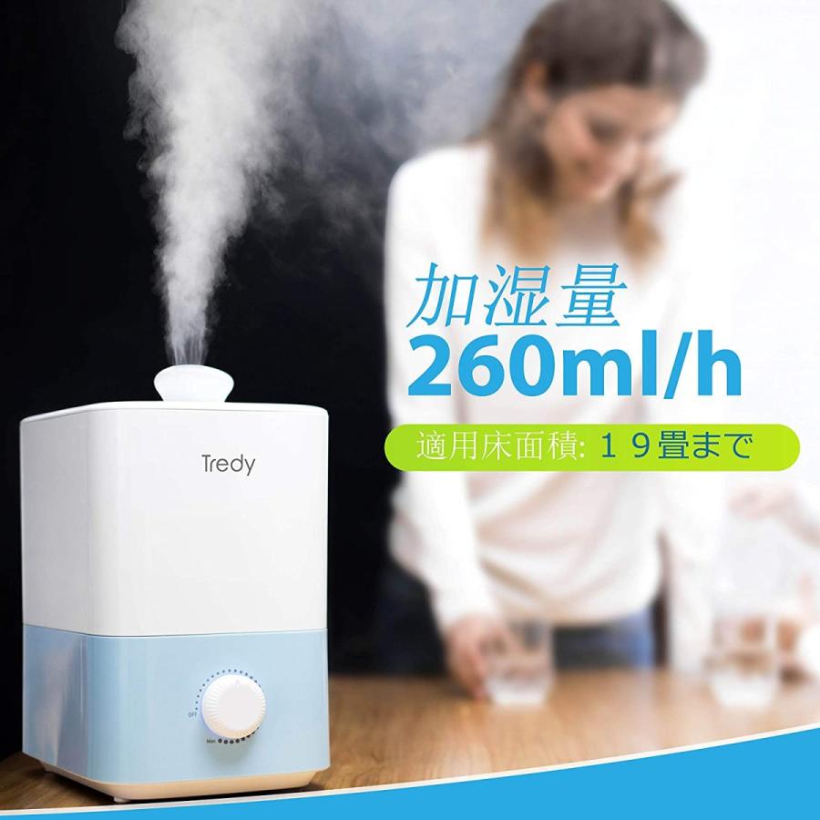 加湿器 超音波式 静音 省エネ 上から給水 クールミスト 乾燥対策 大