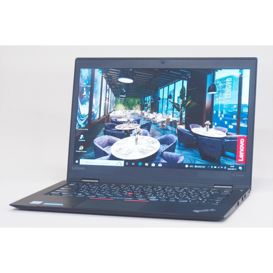 【即配】軽量薄型モバイルPC！SSD256G+14型FHD液晶搭載！X1 Carbon i5-6200U 8Gメモリ カメラ 指紋認証