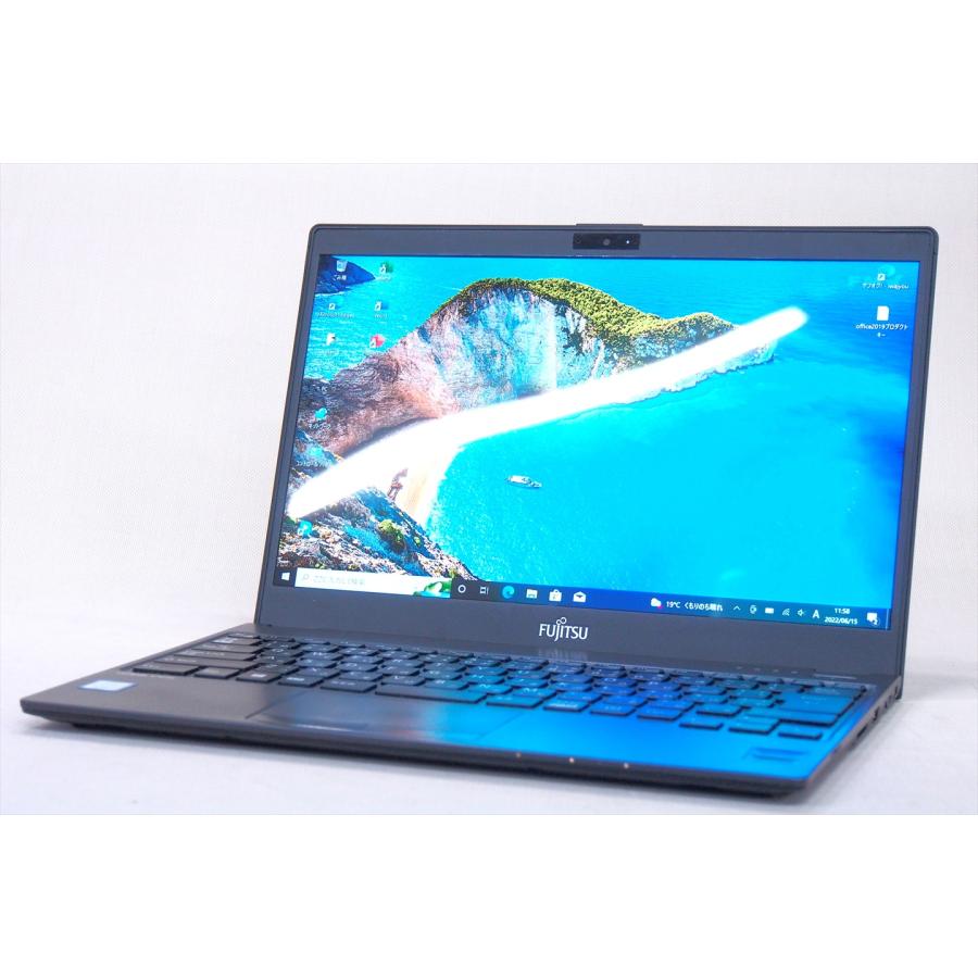 即配】超希少タッチ液晶モデル！Office2019付属！LIFEBOOK U938/S W 
