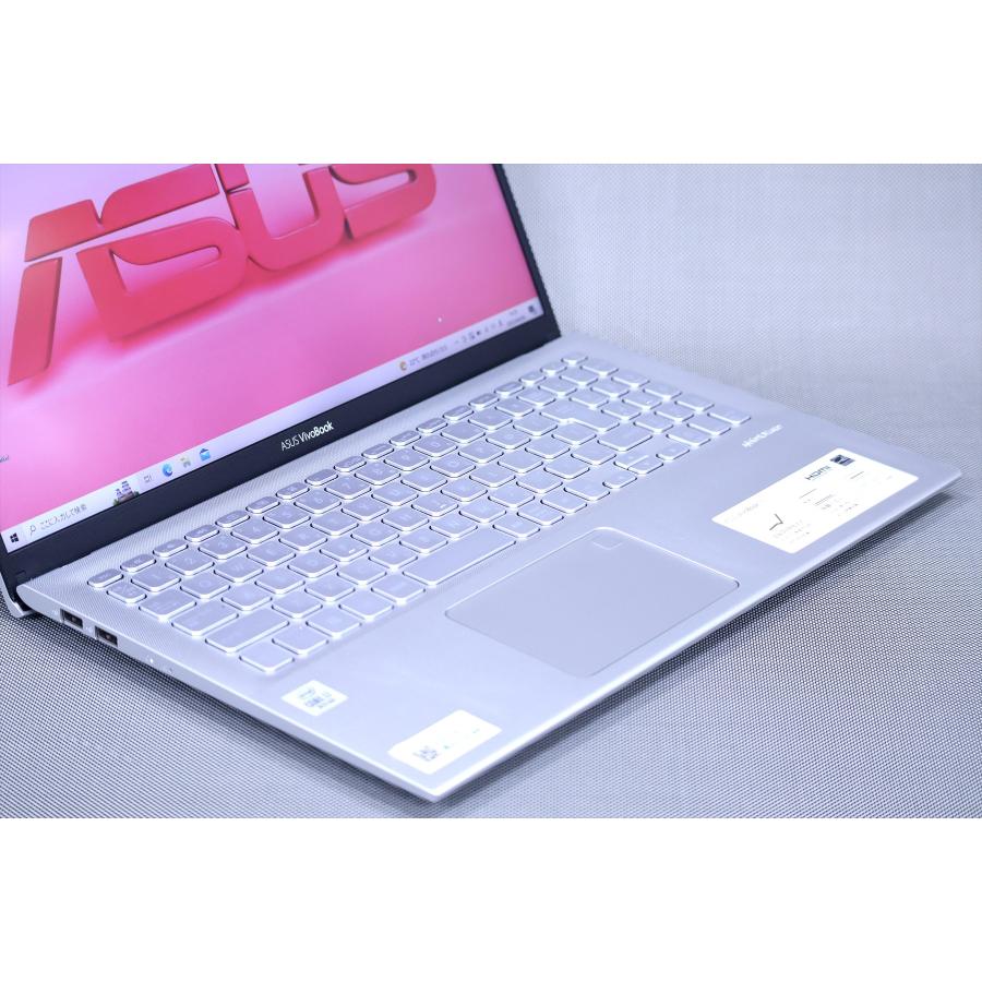 【即配】超軽量1.7kg！5.7mm超狭額ベゼル15.6型FHD液晶！ASUS VivoBook 15 X512JA i7-1065G7 16G SSD512G 指紋認証 Win10｜ecoren-ys｜02