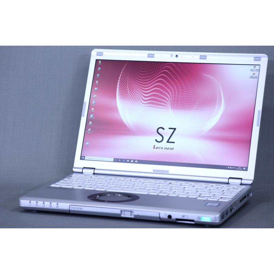 即配】DVDドライブ搭載 軽量929g！CF-SZ6 i5-7300U 8G SSD256G 12.1 