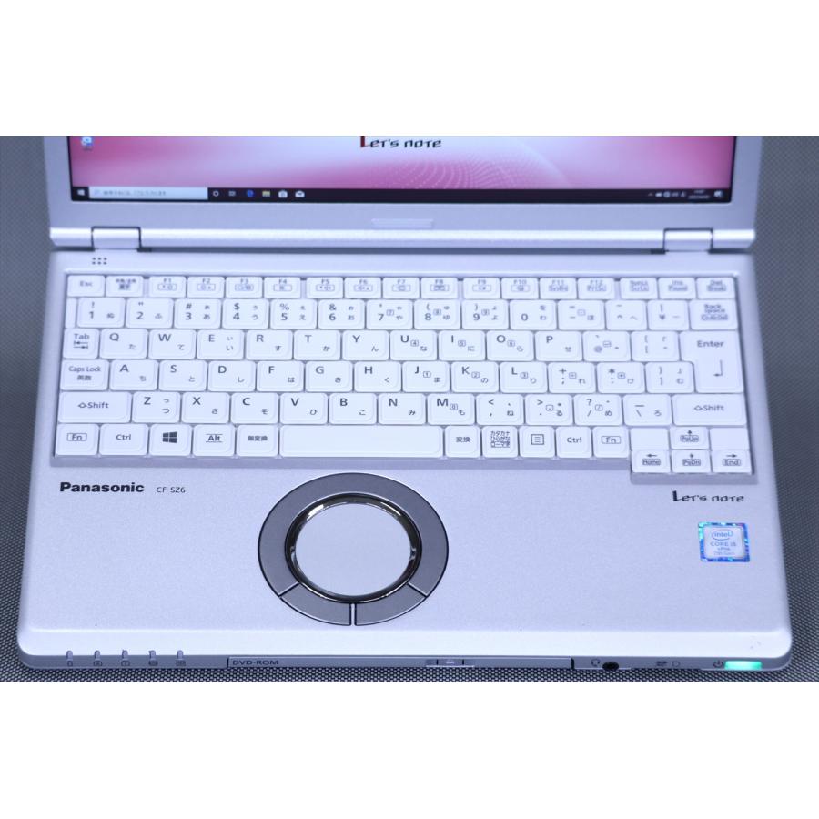 即配】DVDドライブ搭載 軽量929g！CF-SZ6 i5-7300U 8G SSD256G 12.1 