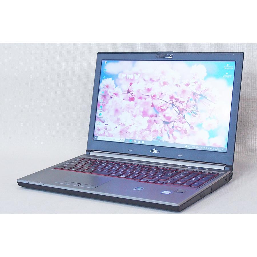 15.6型 ノートPC 富士通 H770 i7 16G DVD 無線 Win11