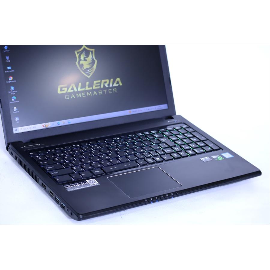 即配】GeForce搭載ゲーミングノート！15.6型FHD液晶！GALLERIA 