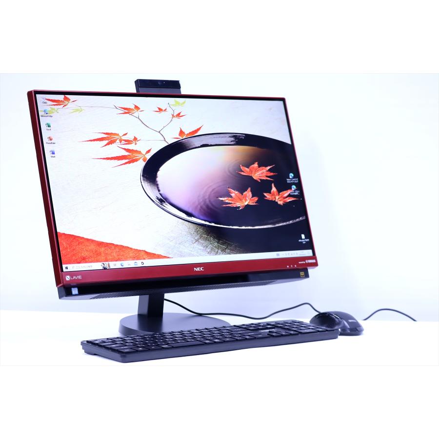 【即配】Office2021搭載！狭額縁液晶スタイリッシュデスクトップPC！LAVIE Desk DA770/GAR i7-7500U RAM8G 新品SSD512G 23.8FHD｜ecoren-ys｜02