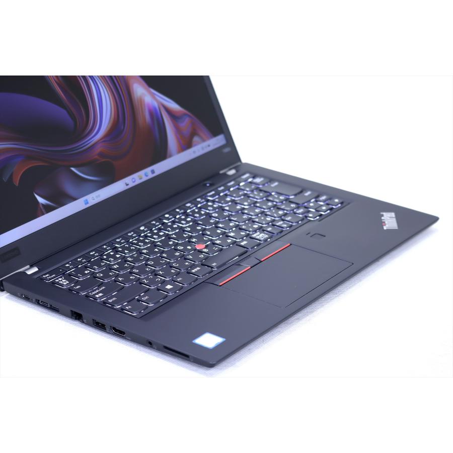 【即配】タッチ液晶 Corei7モデル！Office2021 Windows11搭載！バッテリー良好！ThinkPad T480s i7-8650U RAM16G SSD256G 14.0FHD｜ecoren-ys｜02