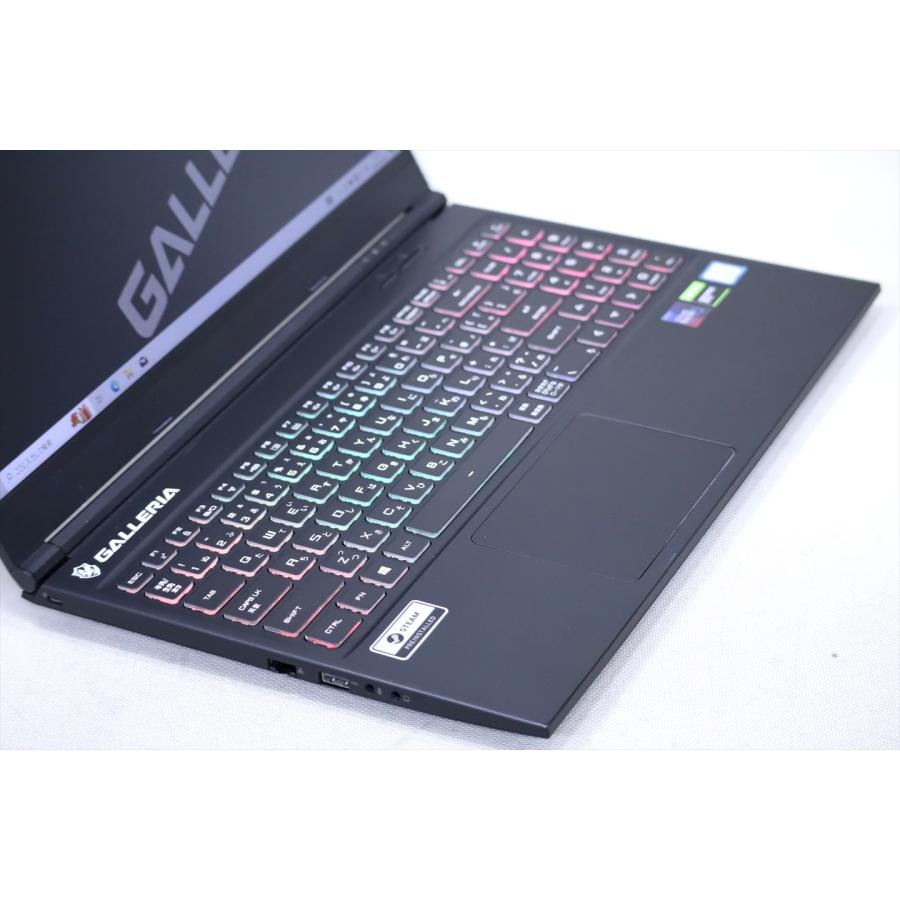 【即配】Corei7 グラボ搭載ゲーミングPC！GALLERIA GCR1650GF i7-9750H RAM16G NVMe SSD512G  15.6FHD GTX1650-4G Win10