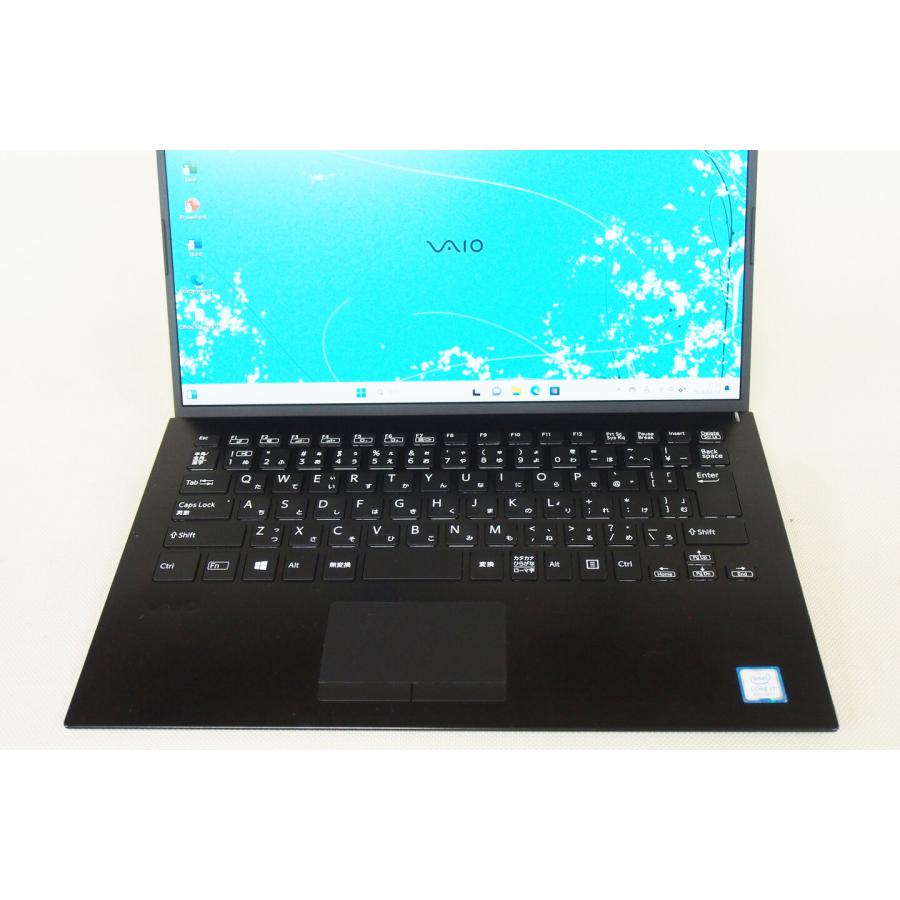 ノートパソコン Corei7 Win11Pro Office2021 軽量薄型 日本製 VAIO Pro PK VJPK11C11N i7-8565U RAM16GB SSD256GB 14型FHD カメラ ACアダプタ付属｜ecoren-ys｜03