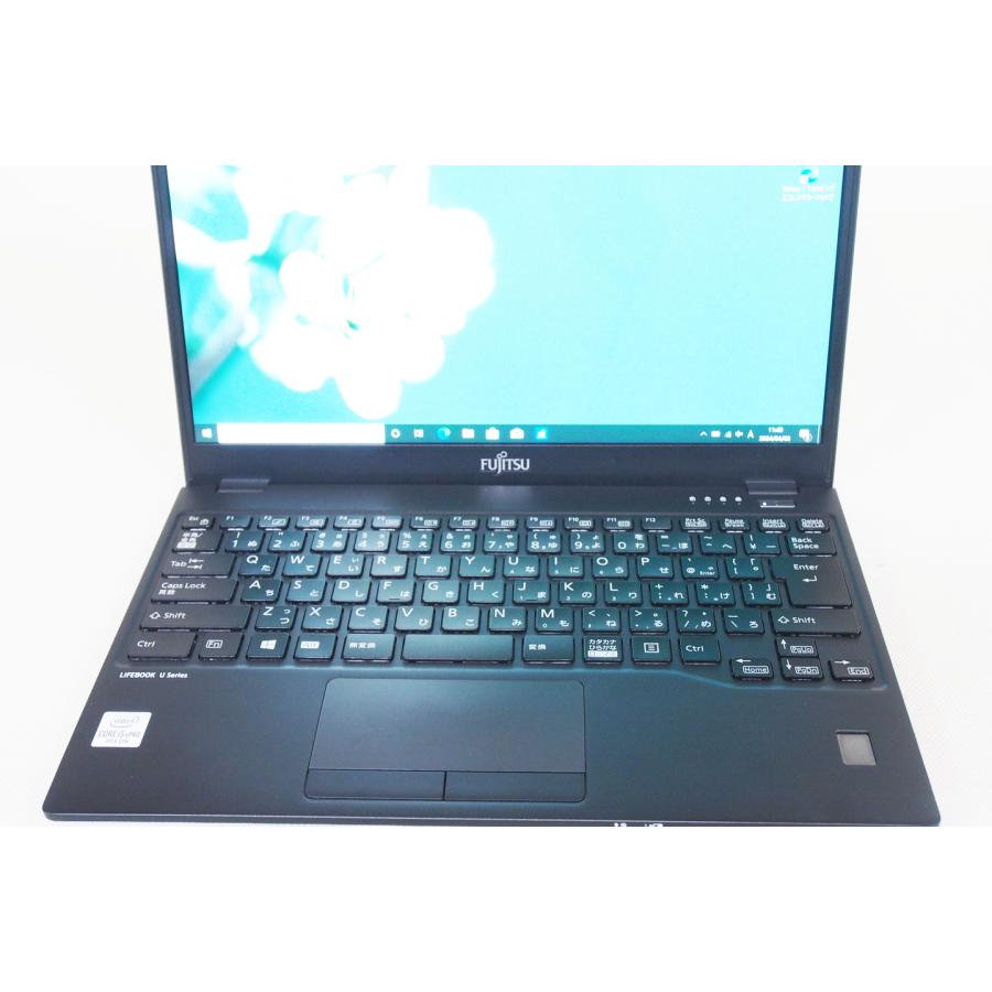 ノートパソコン バッテリー良好 10世代i5 極軽極薄 LIFEBOOK U9310/D i5-10310U RAM8G SSD256G 13.3FHD WiFi6 顔認証 Win10Proリカバリ 2020年製｜ecoren-ys｜02