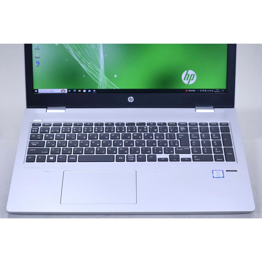 ノートパソコン 良品！Corei7モデル！薄型スタイリッシュPC！HP ProBook 650 G4 i7-8550U RAM16GB 新品SSD256GB+1TB 15.6FHD Win10｜ecoren-ys｜02