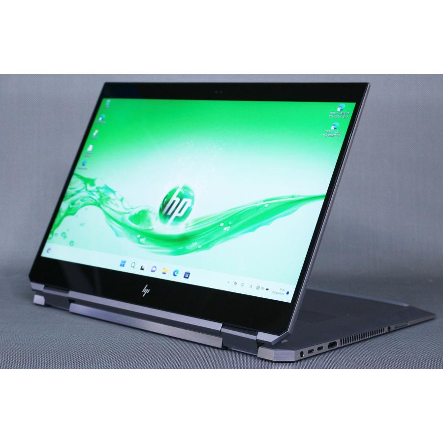 ノートパソコン Win11 大画面タブレットスタイル可能 グラボ搭載 HP ZBook Studio x360 G5 LTE i7-8750H 32G NVMe512G Quadro P1000-4G 15.6FHD｜ecoren-ys｜02