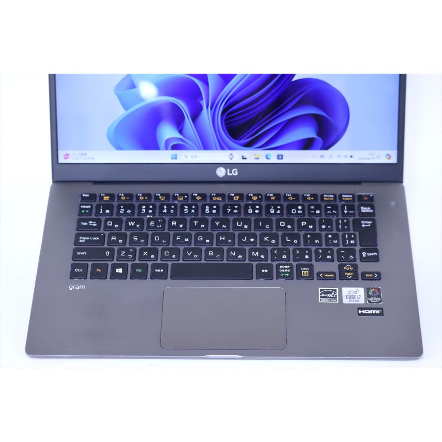 ノートパソコン LG製！第10世代Corei7 最新OS搭載！軽量999g！LG gram 