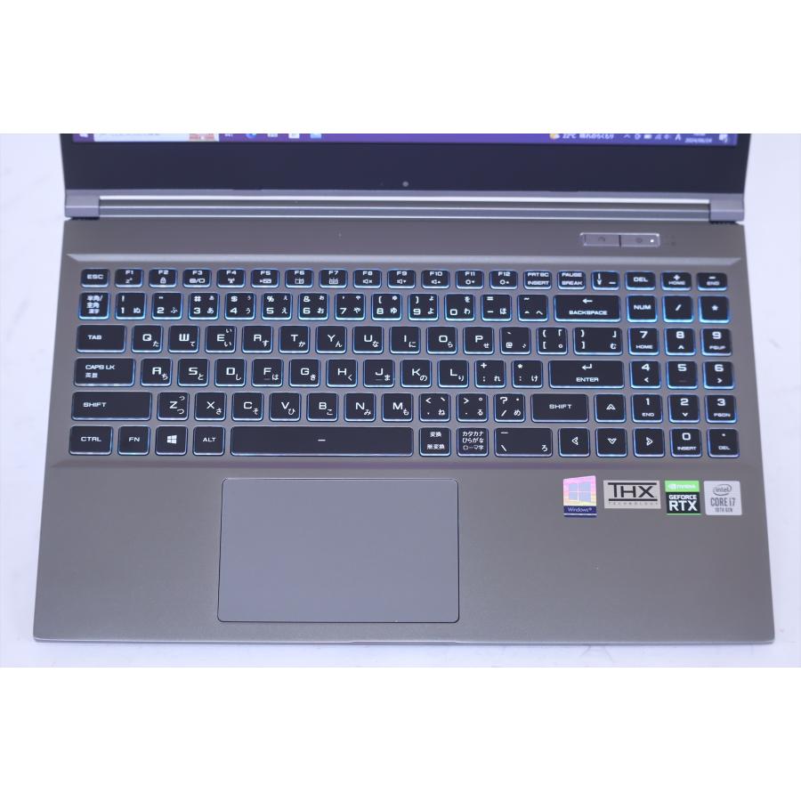 ノートパソコン 美品！RTX 2060 第10世代Corei7搭載！ドスパラ製 