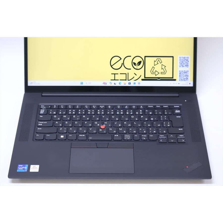 ThinkPad P1 Gen4 i7/32G/1TB/16型/4Kタッチ/US ThinkPad P1 Gen4 i7/32G/1TB/16型/4Kタッチ/US