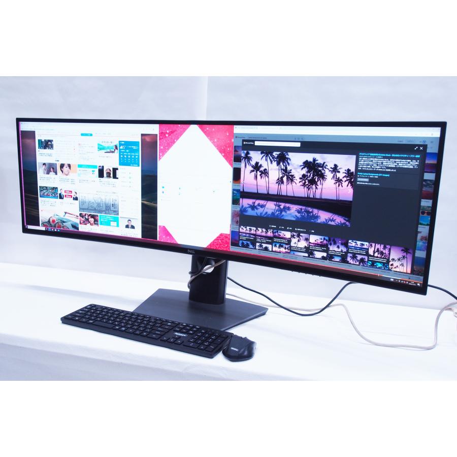 DELL 大画面高解像度 49インチ デュアルQHD液晶曲面モニター DELL 大画面高解像度 49インチ デュアルQHD液晶曲面モニター