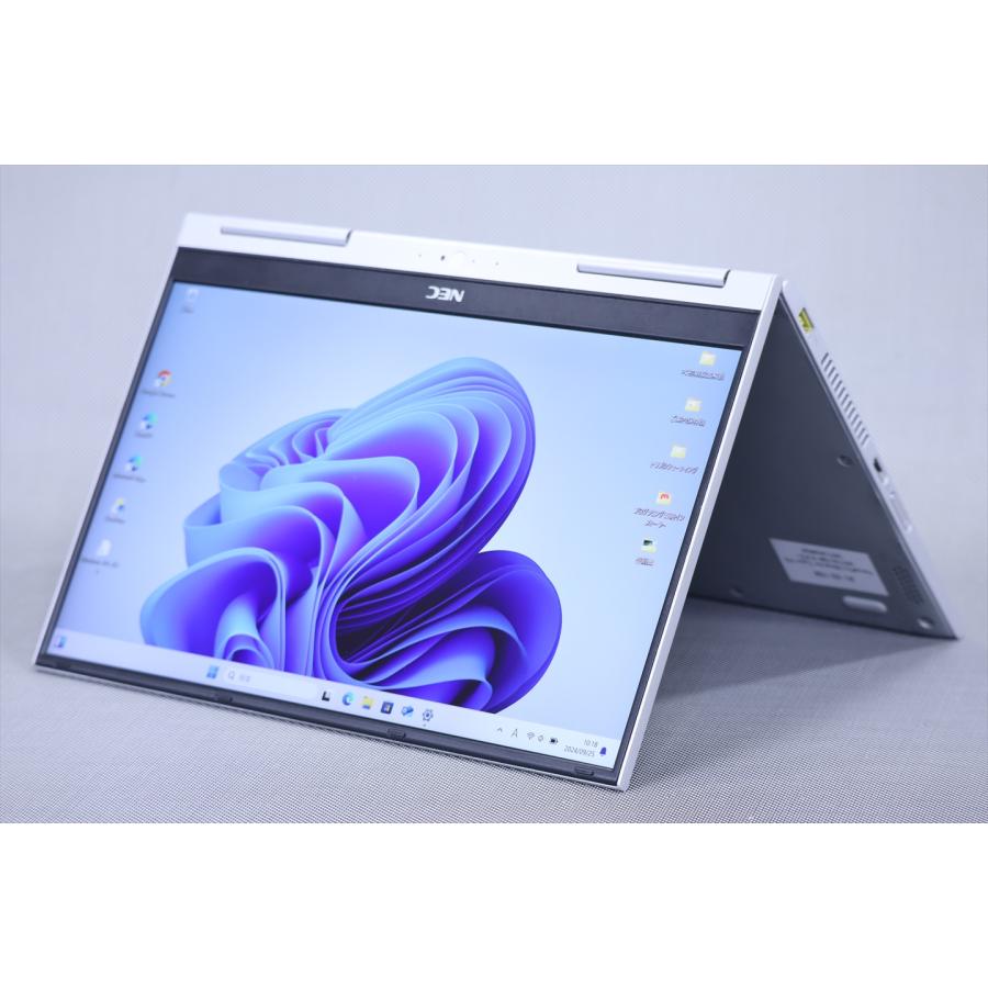ノートパソコン Windows11 バッテリー良好 軽量 2in1 タブレット NEC 