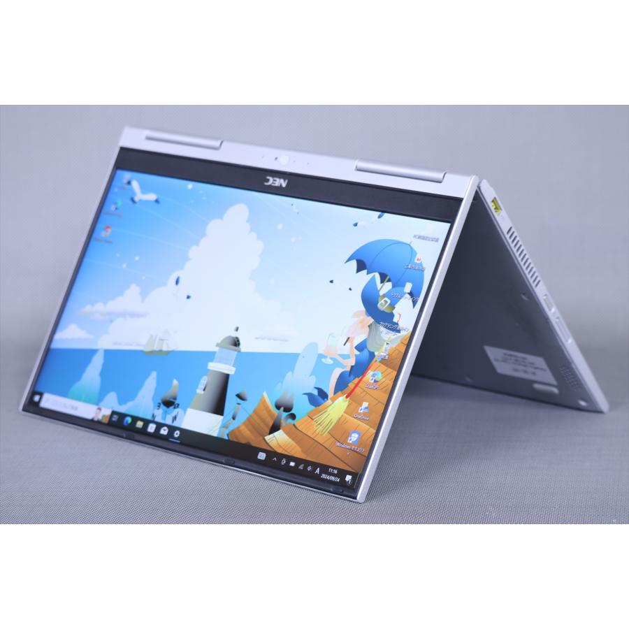 ノートパソコン バッテリー良好 軽量 2in1 タブレット NEC VersaPro 