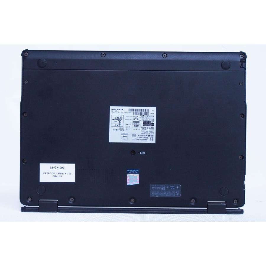 LIFEBOOK U ノートパソコン LTE 超軽量薄型 タッチペン付属 2in1PC 