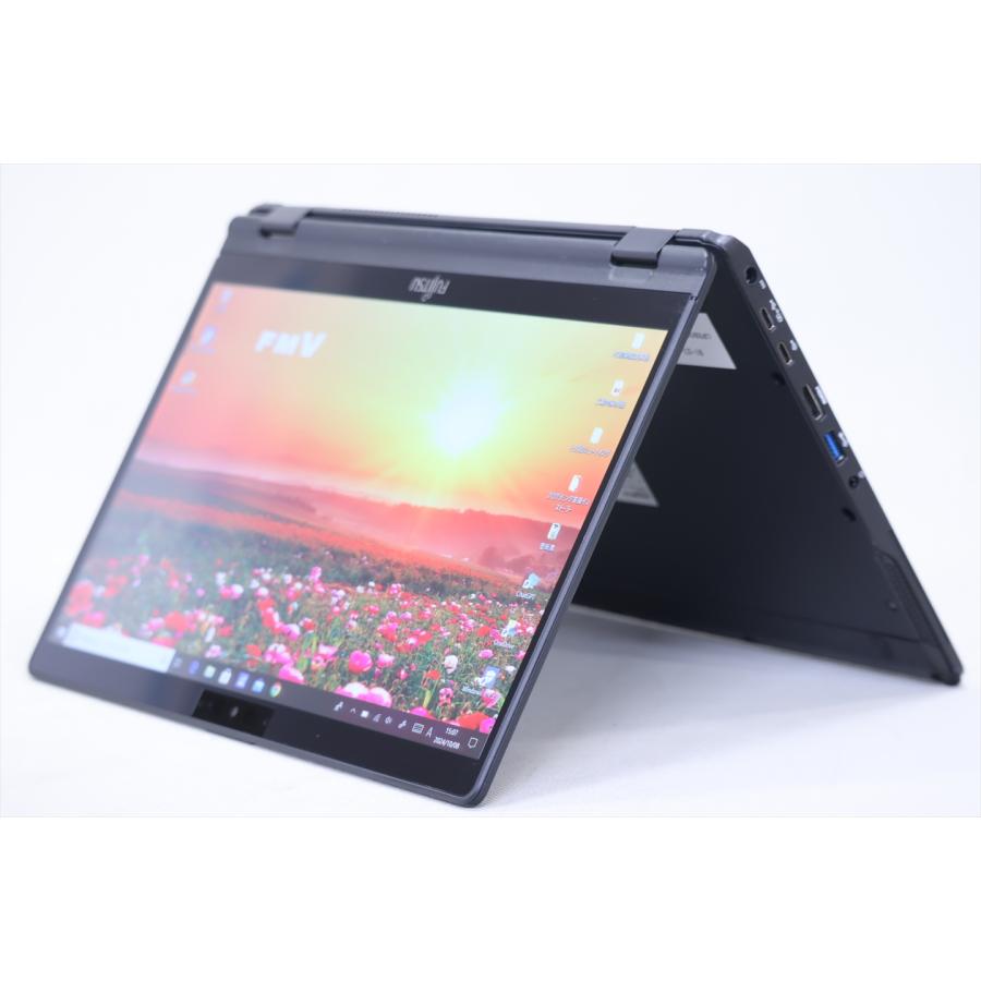 ノートパソコン バッテリー良好 LTE 2in1 タブレットPC 富士通 