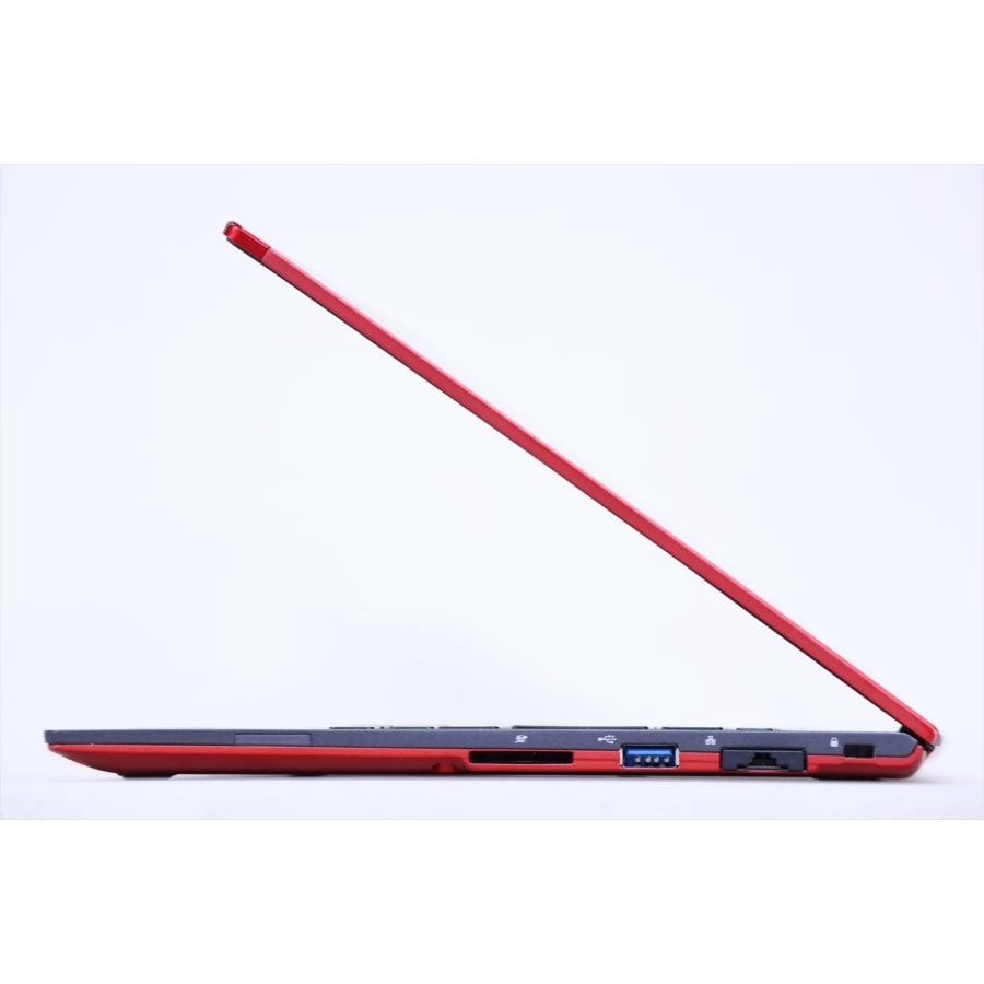 赤色 ノートPC MU937 8GB 高速SSD 無線 Windows10