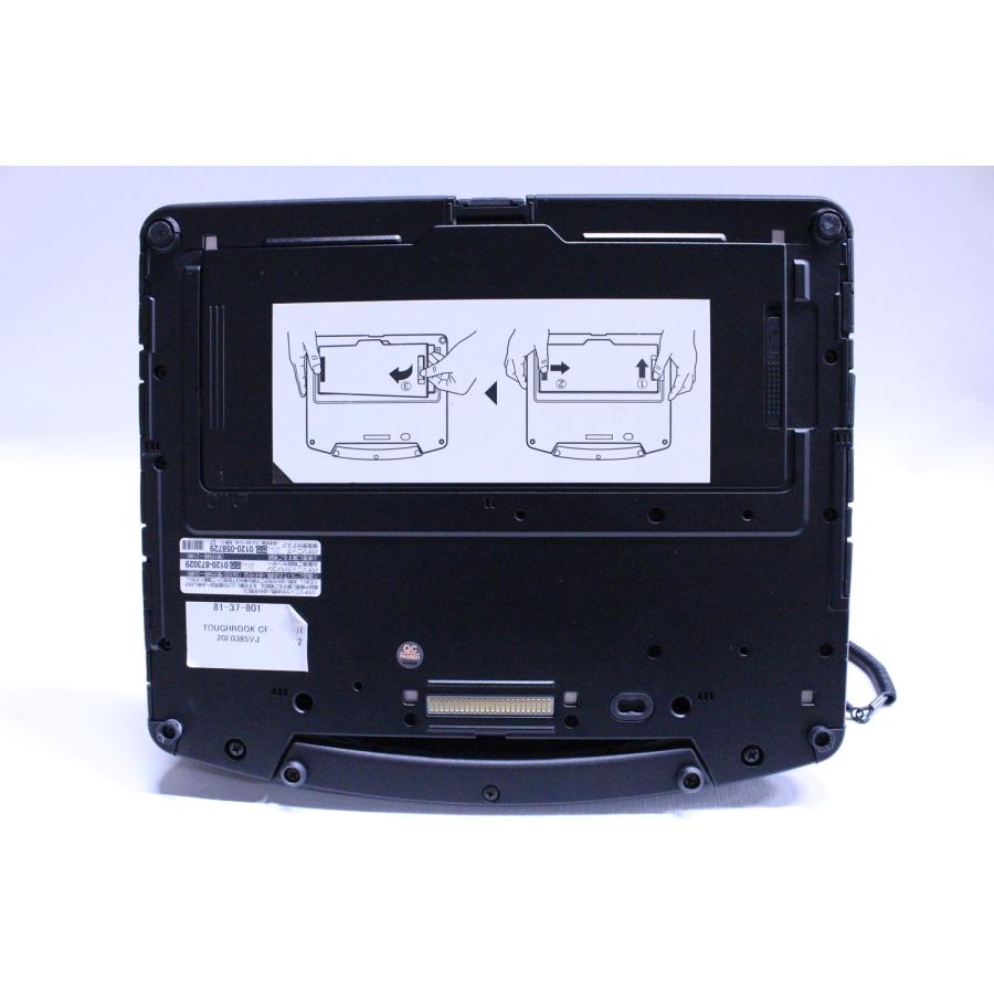 即配 良品 累積時間小 頑丈タブレットPC TOUGHBOOK CF-20E0385VJ i5-7Y57 4G SSD128G 10.1WUXGA Office Win11 リカバリ ペン付 ノートパソコン AAA評価の画像