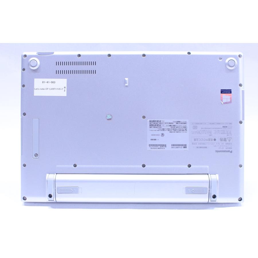 即配 バッテリー良 パワフル10世代Corei7 Let's note LV9T11VS LTE i7-10810U 16G 512G 14.0FHD WiFi6 Office Win11 リカバリ ノートパソコン ABA評価の画像