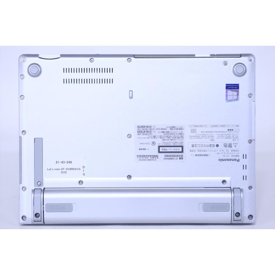 Let's note SV ノートパソコン 超軽量モバイルPC バッテリー良好 DVD