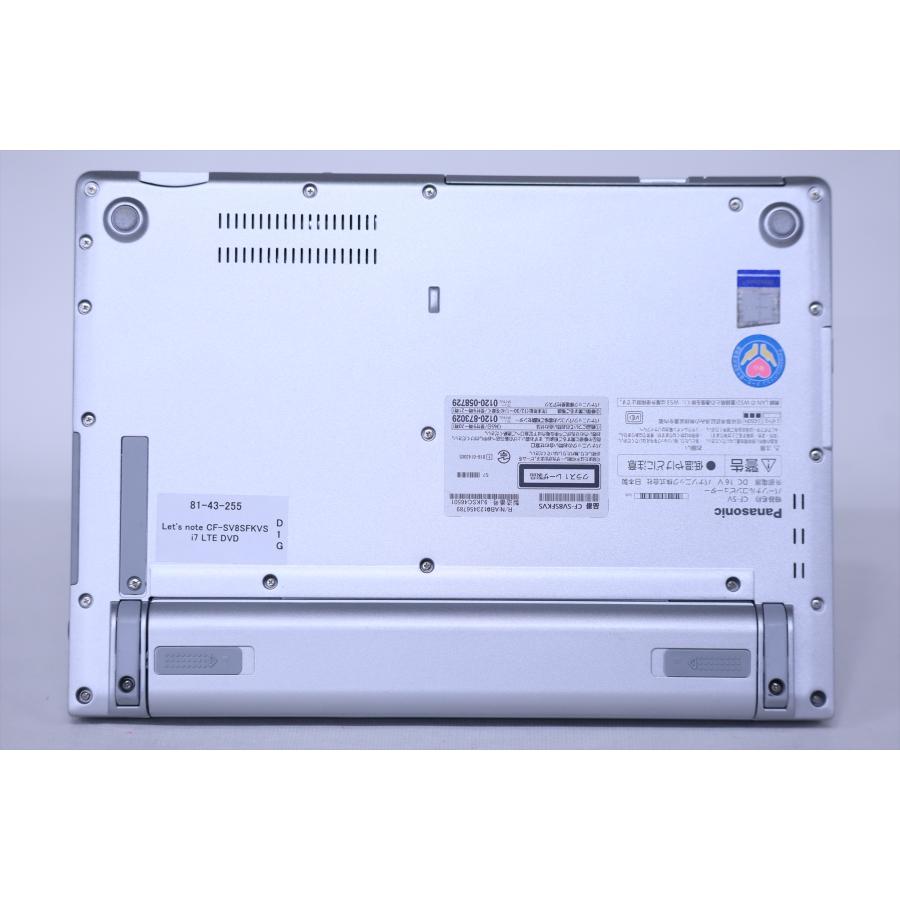 Let's note SV ノートパソコン 16GBメモリ Corei7 Windows11 LTE対応