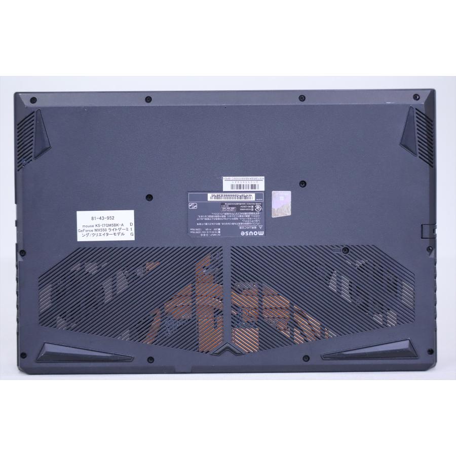 マウスコンピューター（MouseComputer） ノートパソコン GeForce MX550