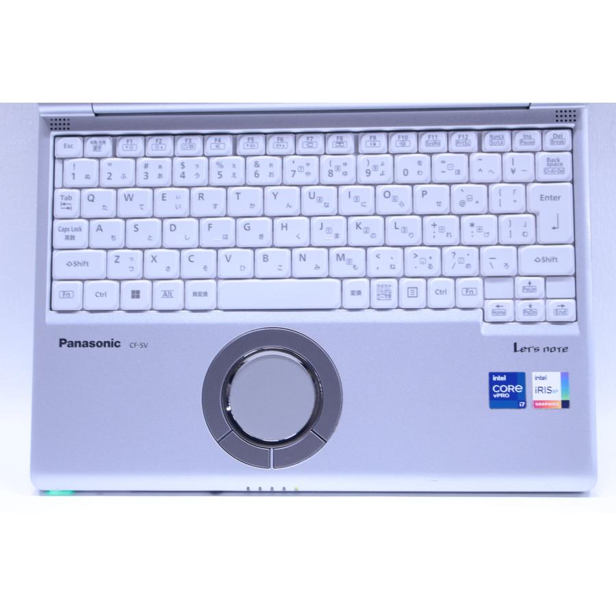 即配 累積170時間 快速 大容量 11世代Corei7 SSD512G Let's note CF-SV1S15KS i7-1185G7 16G 512G 12.1WUXGA Win11 リカバリ ノートパソコン BBA評価の画像