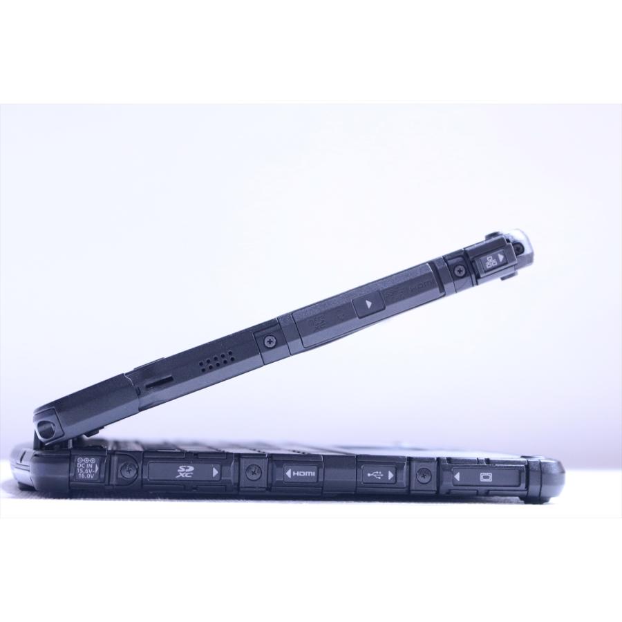 即配 累積630時間 頑丈タブレットPC TOUGHBOOK CF-20E0385VJ i5-7Y57 4G SSD128G 10.1インチWUXGA 顔認証 Win11 リカバリ ノートパソコン BAA評価の画像