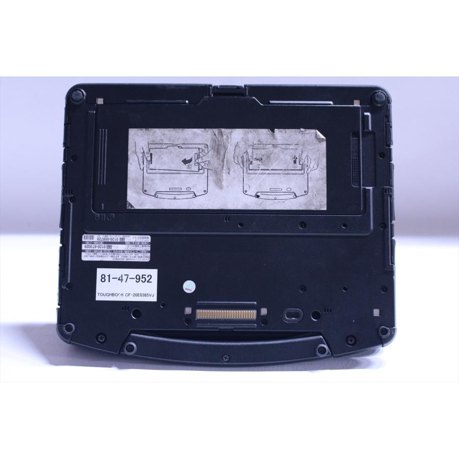 即配 累積630時間 頑丈タブレットPC TOUGHBOOK CF-20E0385VJ i5-7Y57 4G SSD128G 10.1インチWUXGA 顔認証 Win11 リカバリ ノートパソコン BAA評価の画像