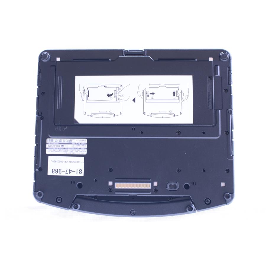 即配 外装良好 累積650時間 頑丈タブレットPC TOUGHBOOK CF-20E0385VJ i5-7Y57 4G SSD128G 10.1型WUXGA Windows11 リカバリ ノートパソコン AAA評価の画像